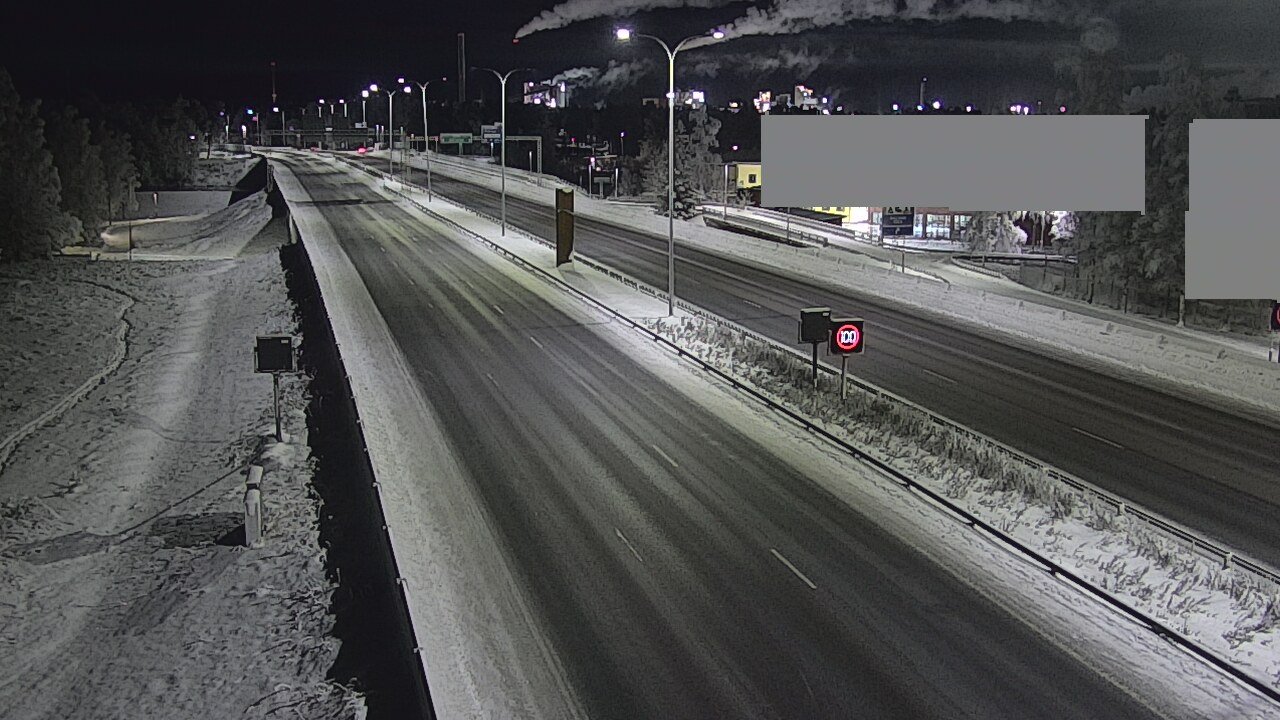 Kelikamerat Kuva Tie 4 Oulu Intiö, Oulu, Pohjois-Pohjanmaa