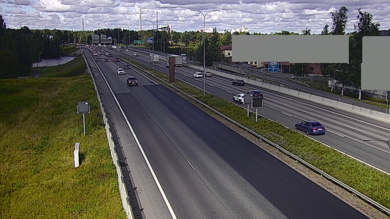 Weather Camera Image Road 4 Oulu, Intiö, Oulu, Pohjois-Pohjanmaa