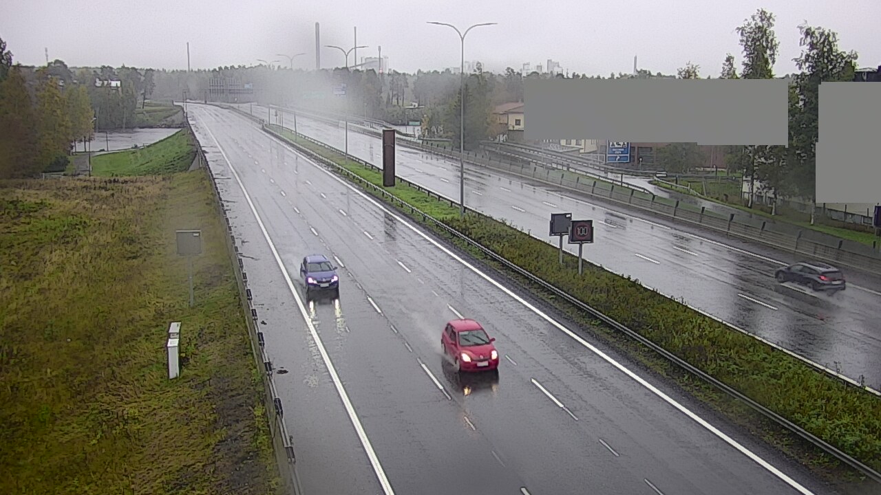 Weather Camera Image Road 4 Oulu, Intiö, Oulu, Pohjois-Pohjanmaa