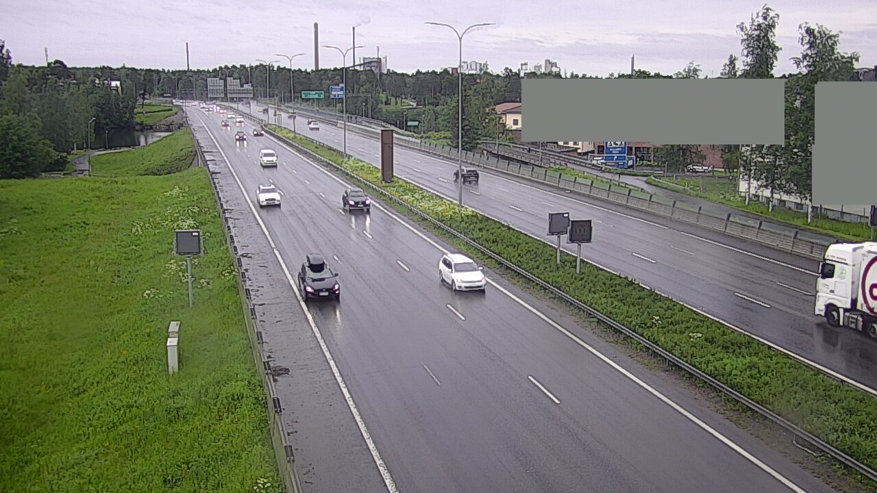 Weather Camera Image Road 4 Oulu, Intiö, Oulu, Pohjois-Pohjanmaa