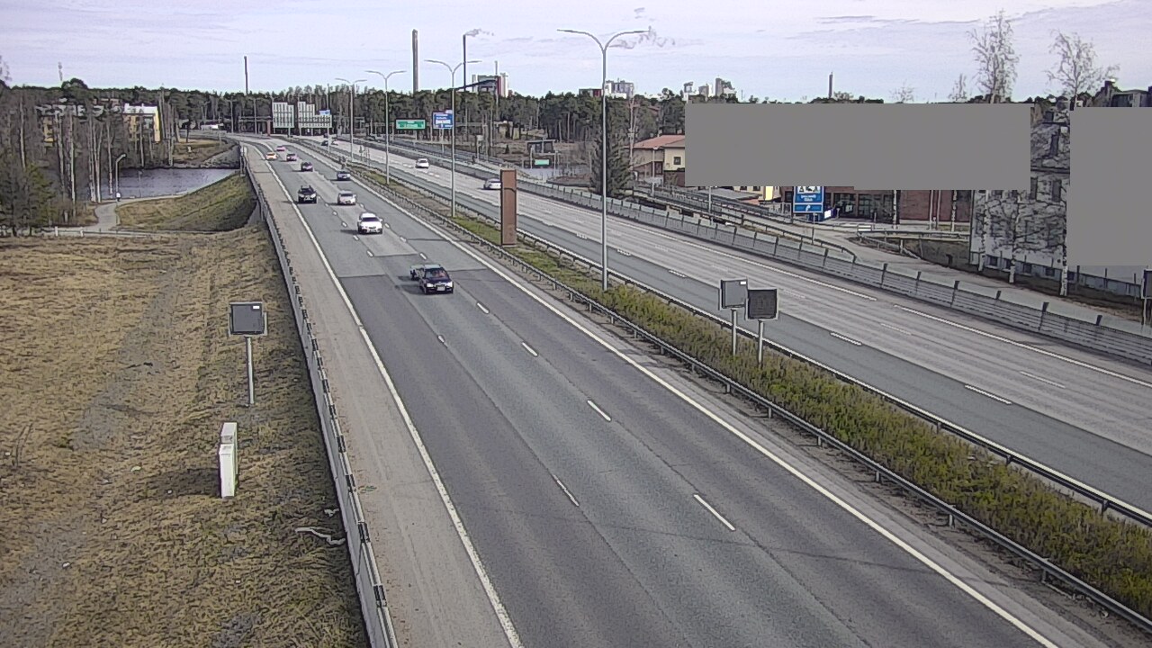 Weather Camera Image Road 4 Oulu, Intiö, Oulu, Pohjois-Pohjanmaa