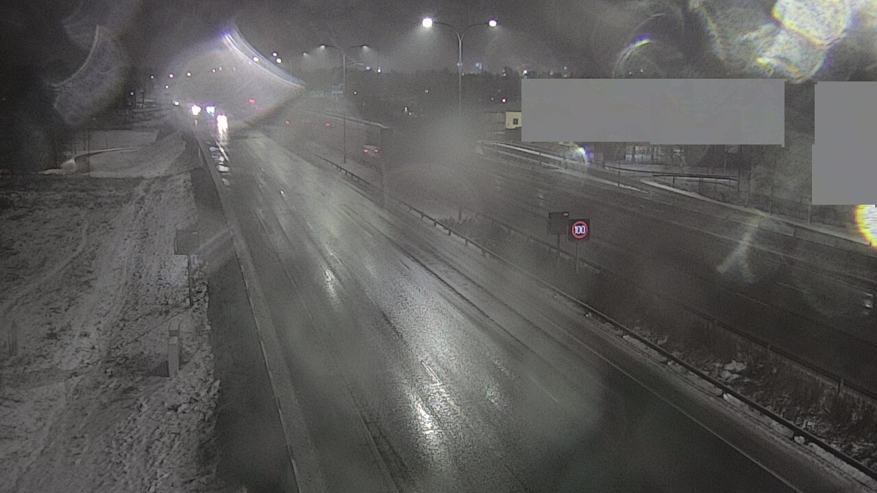 Weather Camera Image Väg 4 Uleåborg, Intiö, Oulu, Pohjois-Pohjanmaa