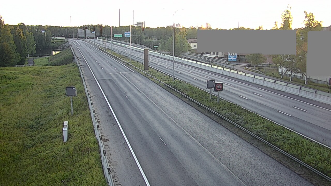 Weather Camera Image Road 4 Oulu, Intiö, Oulu, Pohjois-Pohjanmaa
