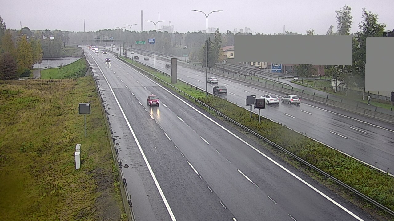 Weather Camera Image Väg 4 Uleåborg, Intiö, Oulu, Pohjois-Pohjanmaa