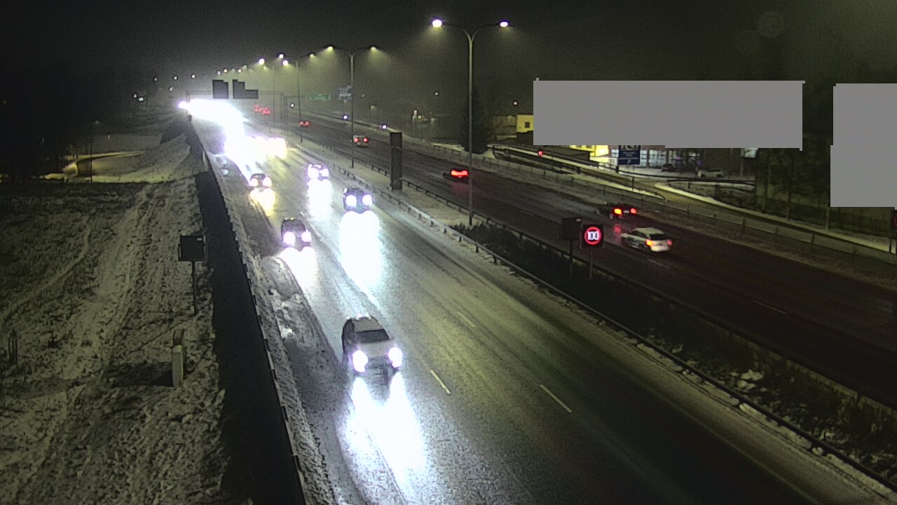 Weather Camera Image Väg 4 Uleåborg, Intiö, Oulu, Pohjois-Pohjanmaa