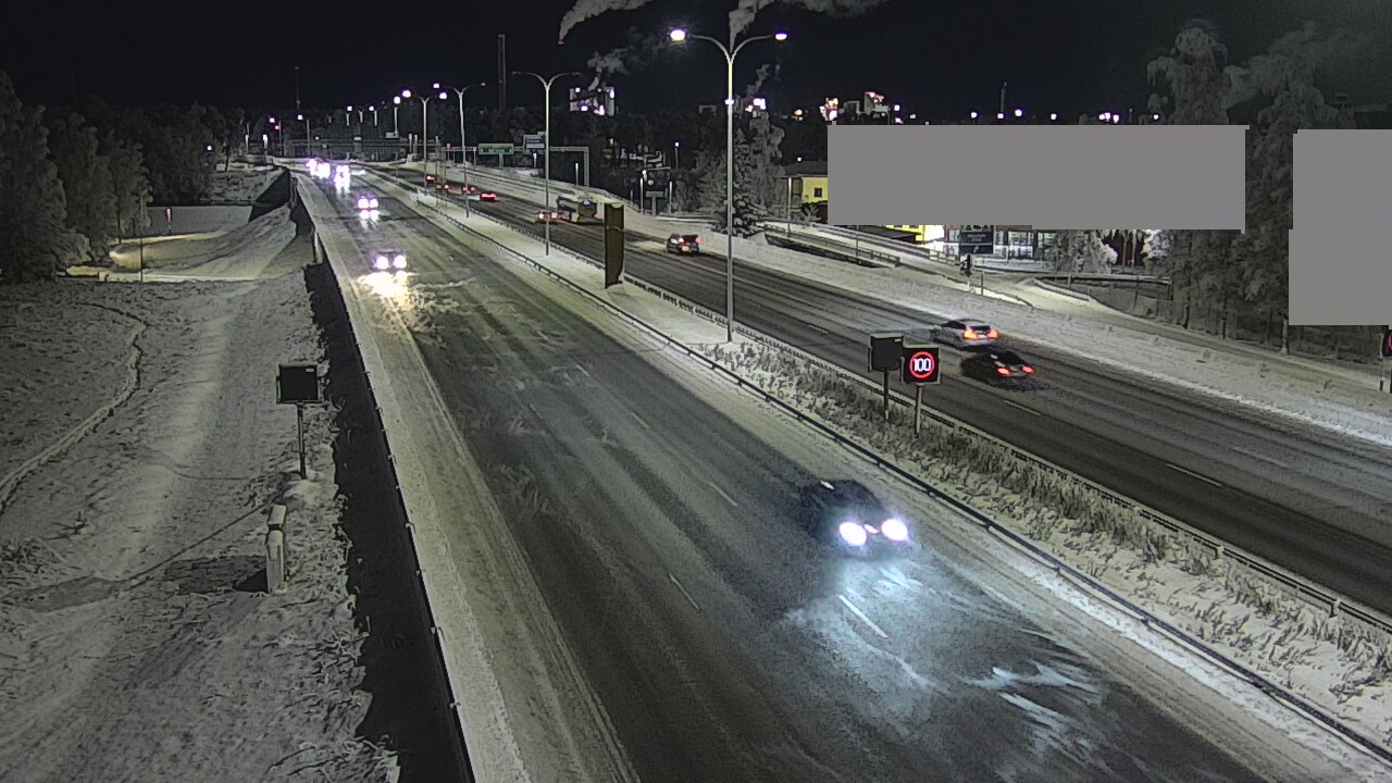 Kelikamerat Kuva Tie 4 Oulu Intiö, Oulu, Pohjois-Pohjanmaa