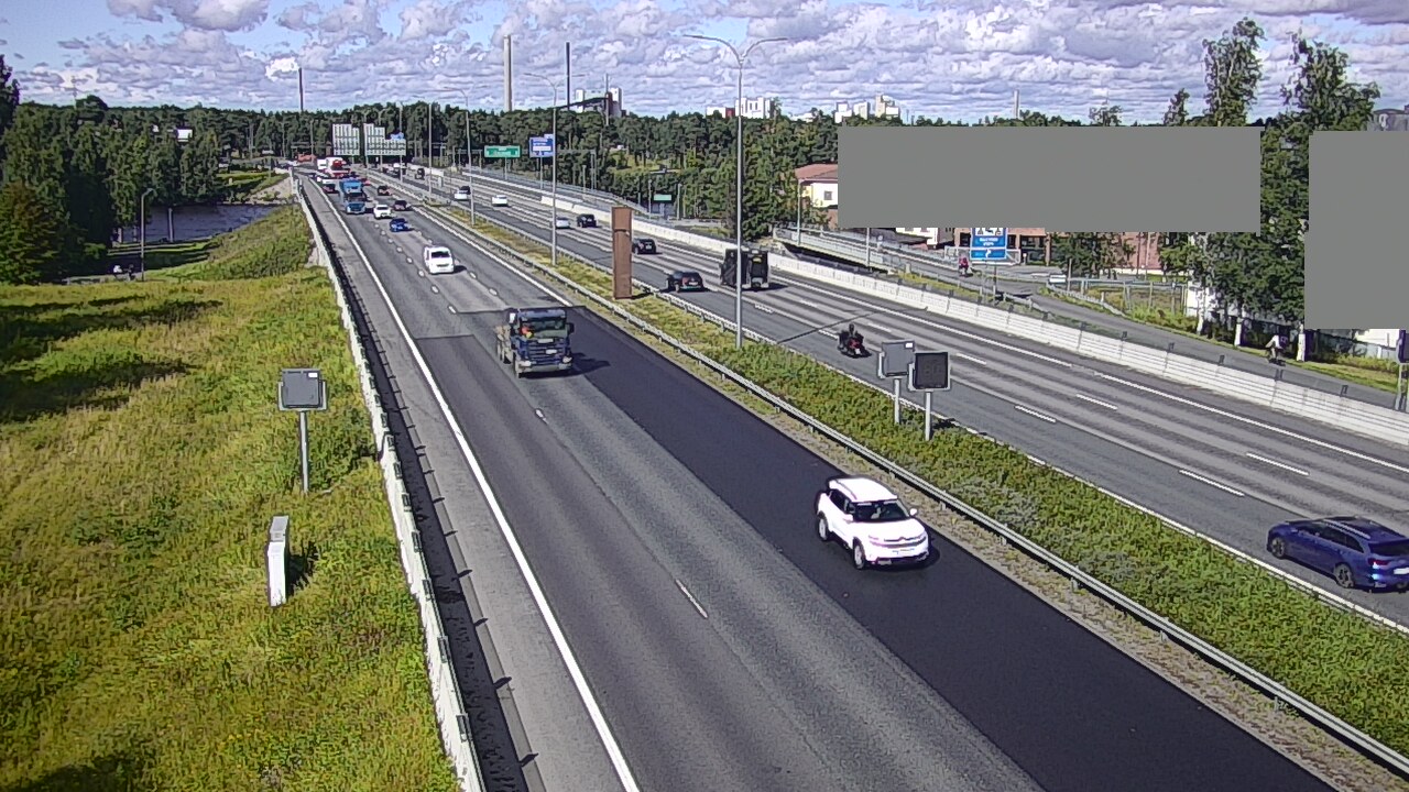 Weather Camera Image Road 4 Oulu, Intiö, Oulu, Pohjois-Pohjanmaa