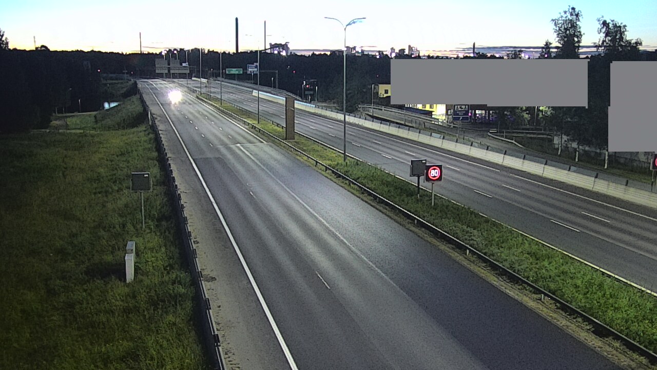 Weather Camera Image Road 4 Oulu, Intiö, Oulu, Pohjois-Pohjanmaa