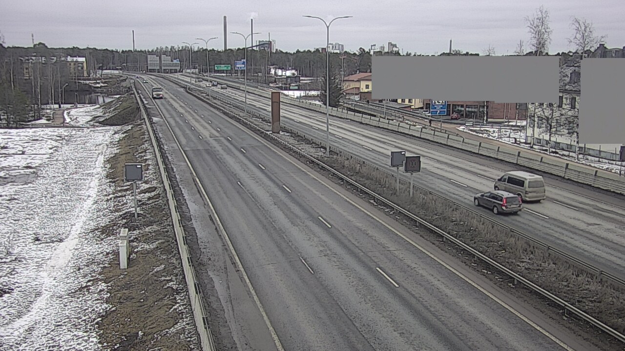 Weather Camera Image Road 4 Oulu, Intiö, Oulu, Pohjois-Pohjanmaa