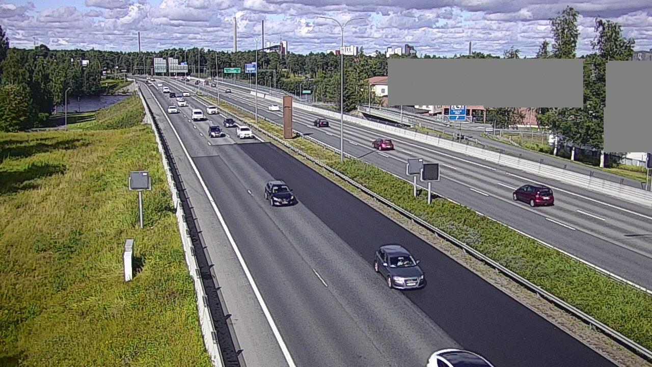Weather Camera Image Road 4 Oulu, Intiö, Oulu, Pohjois-Pohjanmaa