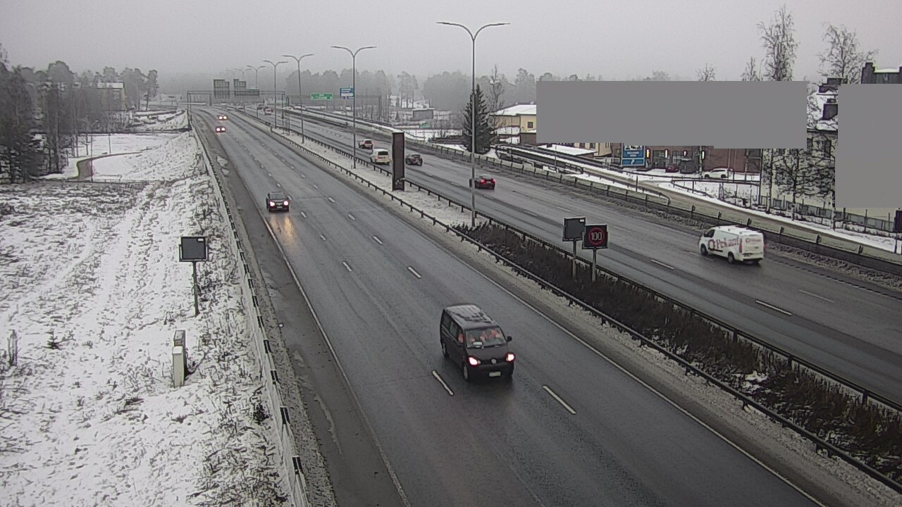 Weather Camera Image Väg 4 Uleåborg, Intiö, Oulu, Pohjois-Pohjanmaa