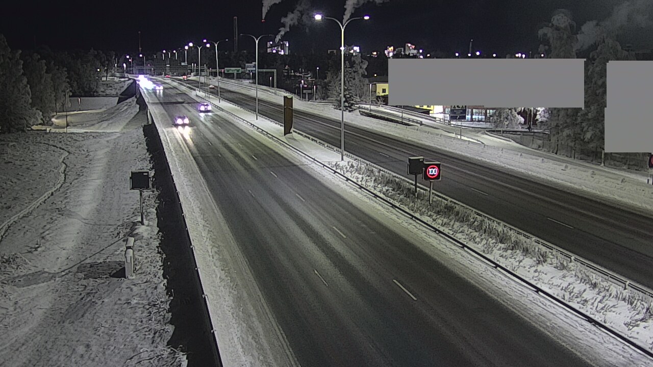 Kelikamerat Kuva Tie 4 Oulu Intiö, Oulu, Pohjois-Pohjanmaa