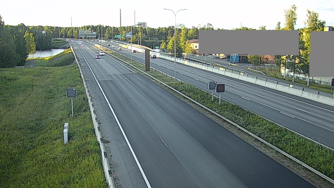 Weather Camera Image Road 4 Oulu, Intiö, Oulu, Pohjois-Pohjanmaa