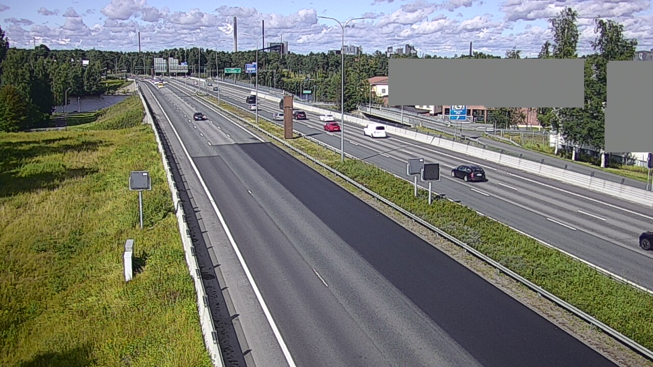 Weather Camera Image Road 4 Oulu, Intiö, Oulu, Pohjois-Pohjanmaa