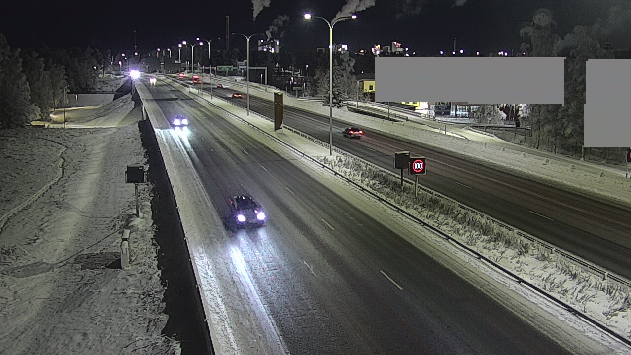 Kelikamerat Kuva Tie 4 Oulu Intiö, Oulu, Pohjois-Pohjanmaa