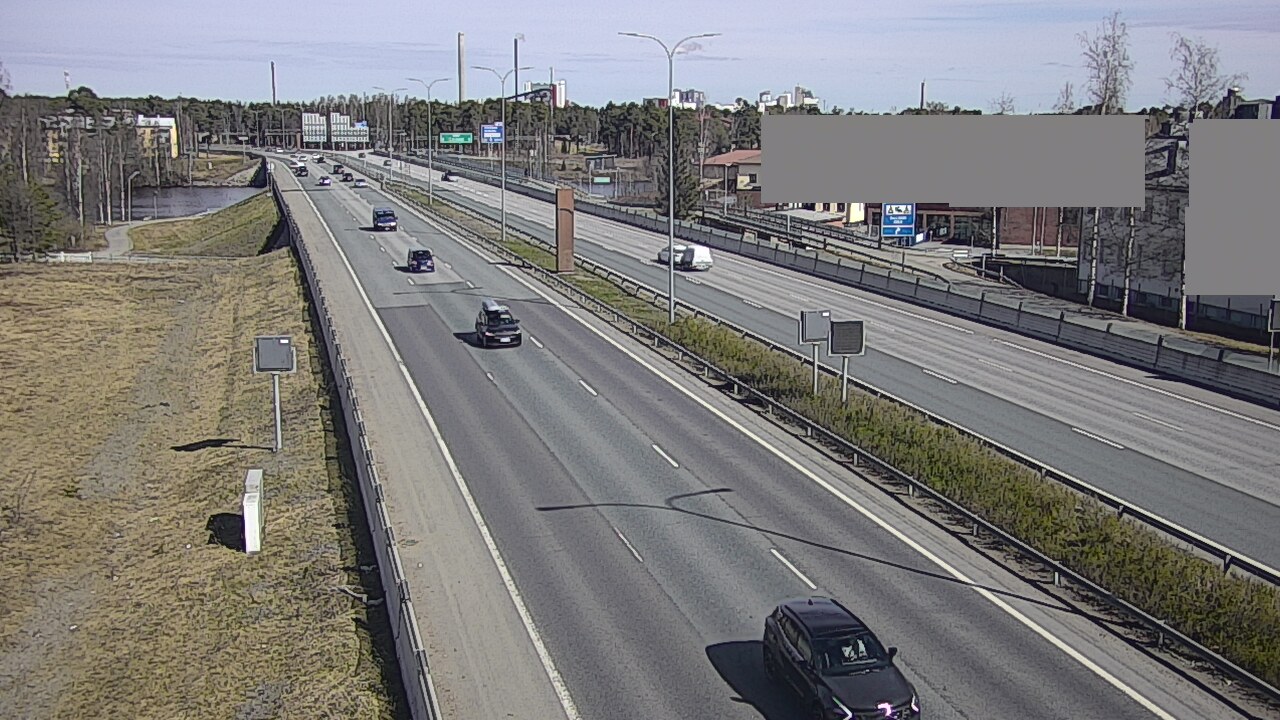 Weather Camera Image Road 4 Oulu, Intiö, Oulu, Pohjois-Pohjanmaa