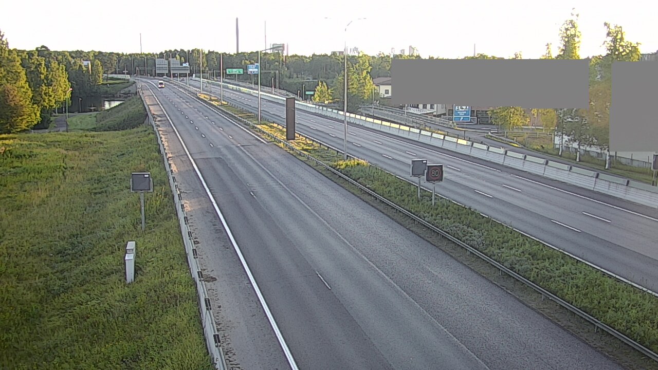 Weather Camera Image Road 4 Oulu, Intiö, Oulu, Pohjois-Pohjanmaa