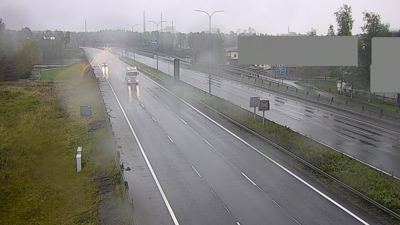 Weather Camera Image Road 4 Oulu, Intiö, Oulu, Pohjois-Pohjanmaa
