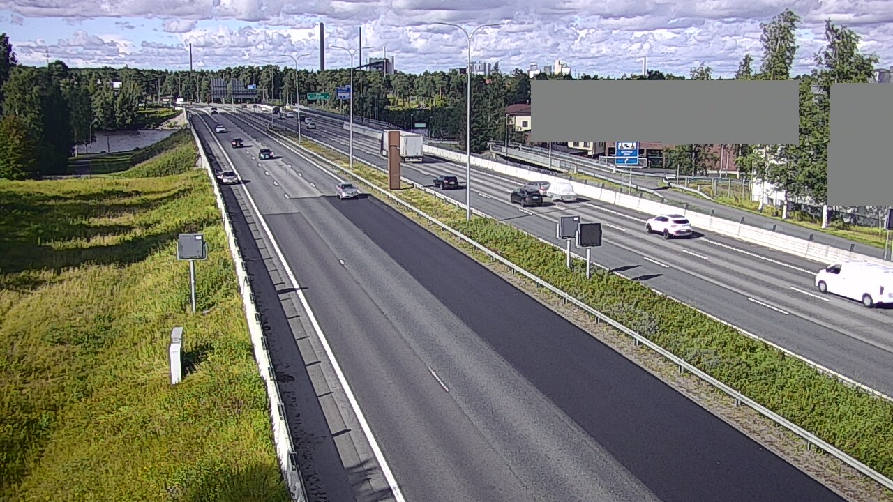 Weather Camera Image Road 4 Oulu, Intiö, Oulu, Pohjois-Pohjanmaa
