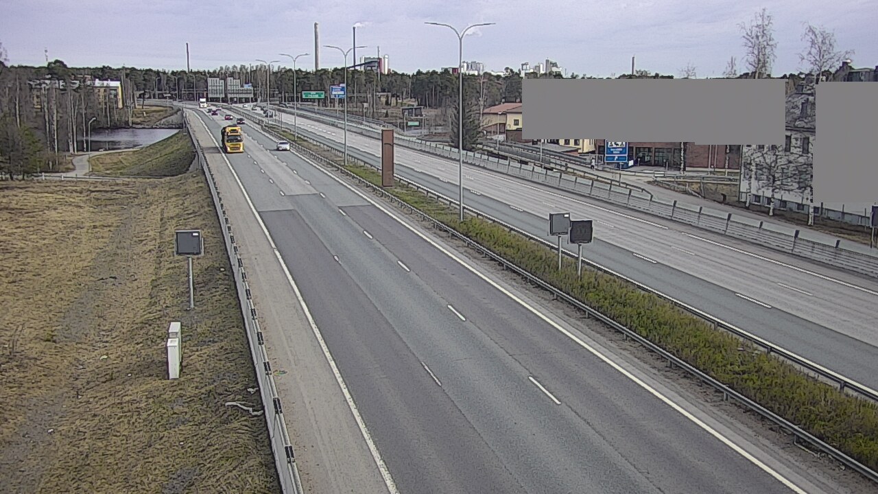Weather Camera Image Road 4 Oulu, Intiö, Oulu, Pohjois-Pohjanmaa