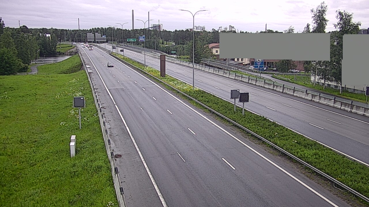 Weather Camera Image Väg 4 Uleåborg, Intiö, Oulu, Pohjois-Pohjanmaa