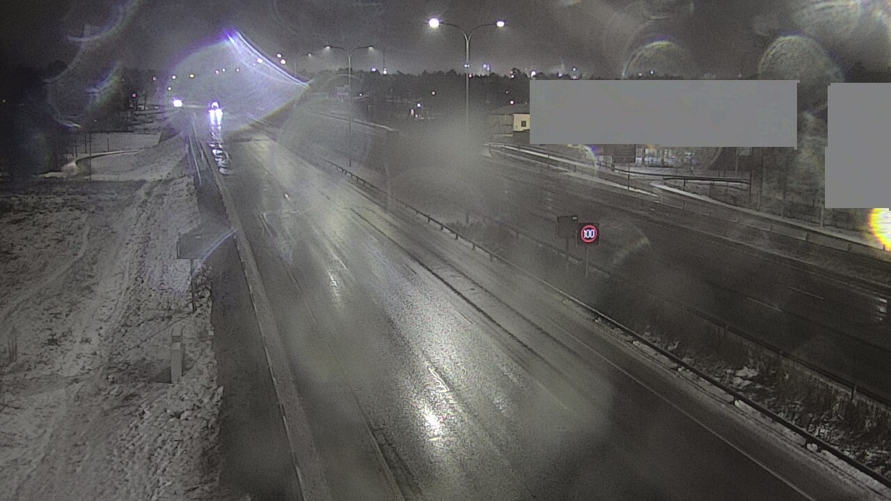 Weather Camera Image Väg 4 Uleåborg, Intiö, Oulu, Pohjois-Pohjanmaa