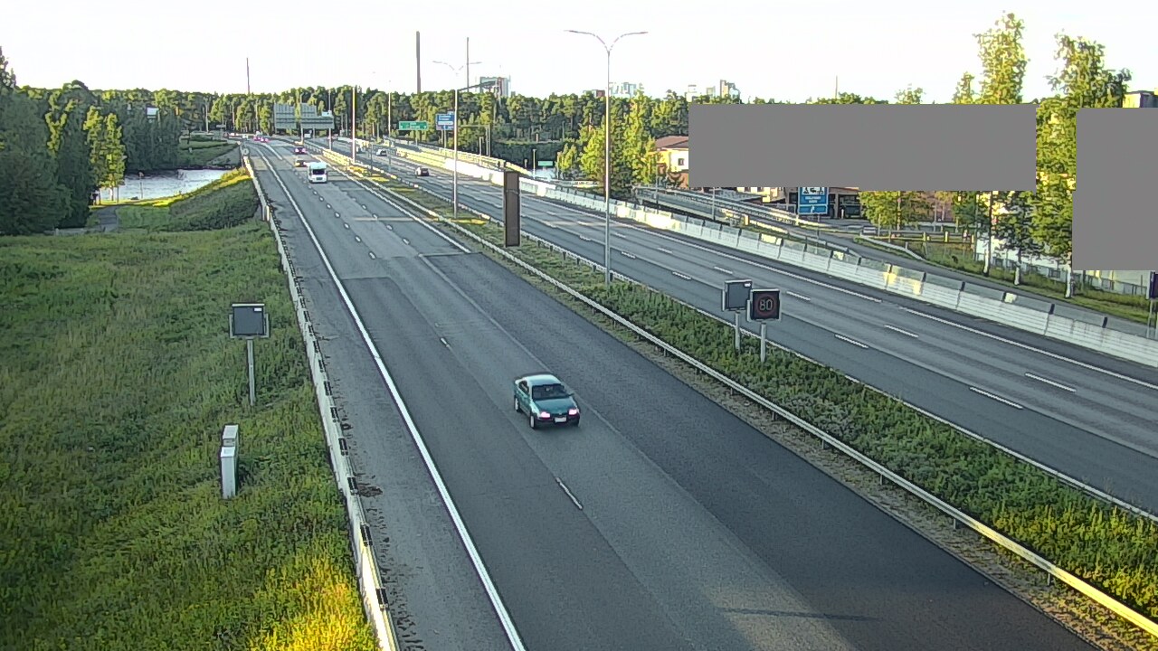 Weather Camera Image Road 4 Oulu, Intiö, Oulu, Pohjois-Pohjanmaa