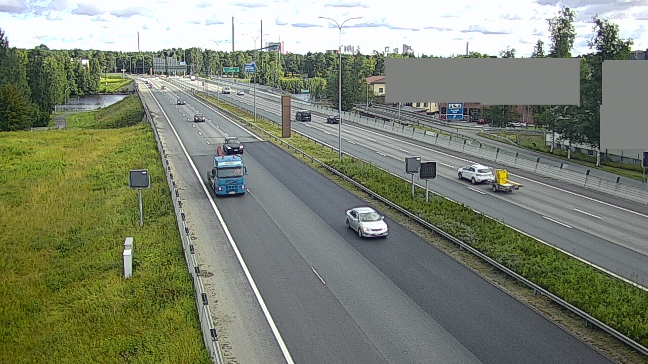 Weather Camera Image Road 4 Oulu, Intiö, Oulu, Pohjois-Pohjanmaa