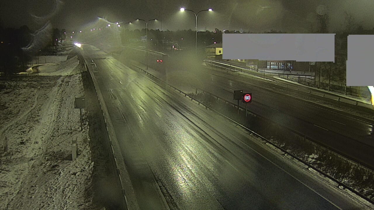 Weather Camera Image Väg 4 Uleåborg, Intiö, Oulu, Pohjois-Pohjanmaa