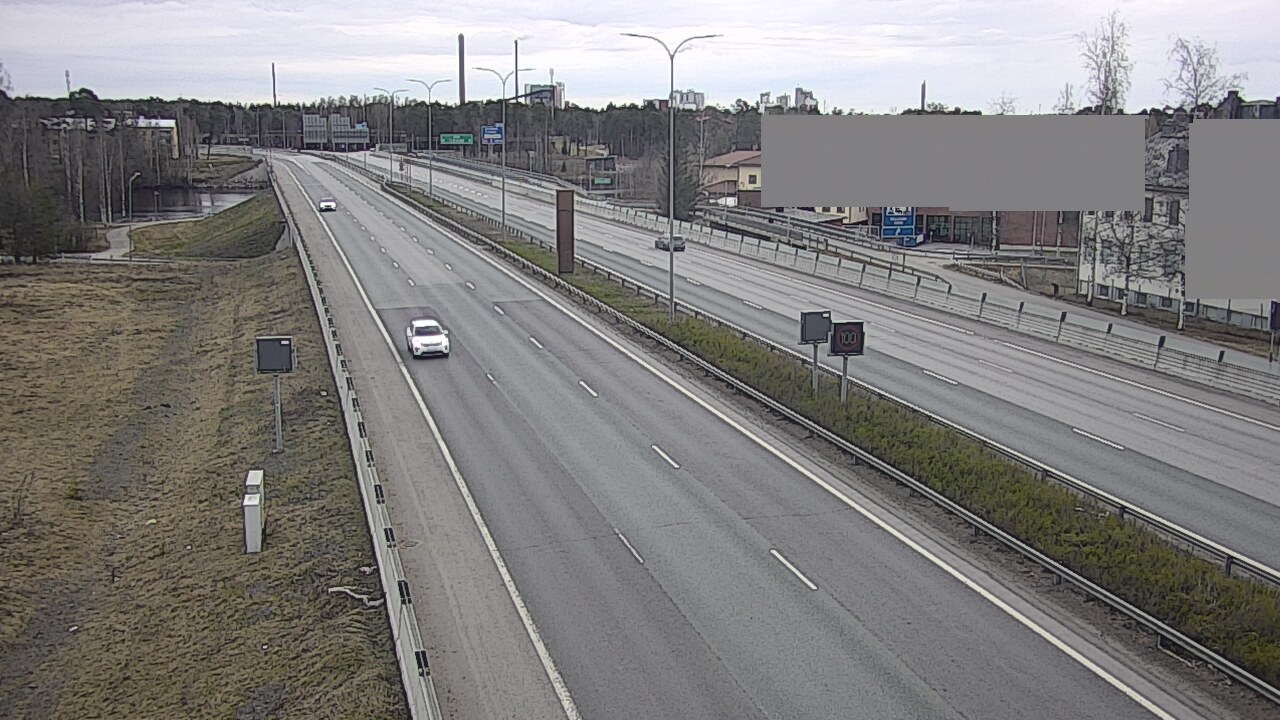 Weather Camera Image Väg 4 Uleåborg, Intiö, Oulu, Pohjois-Pohjanmaa