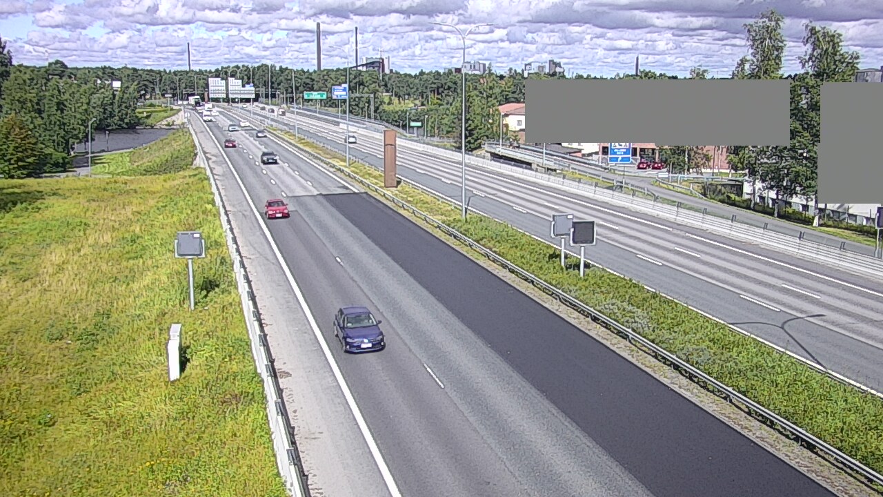 Weather Camera Image Road 4 Oulu, Intiö, Oulu, Pohjois-Pohjanmaa