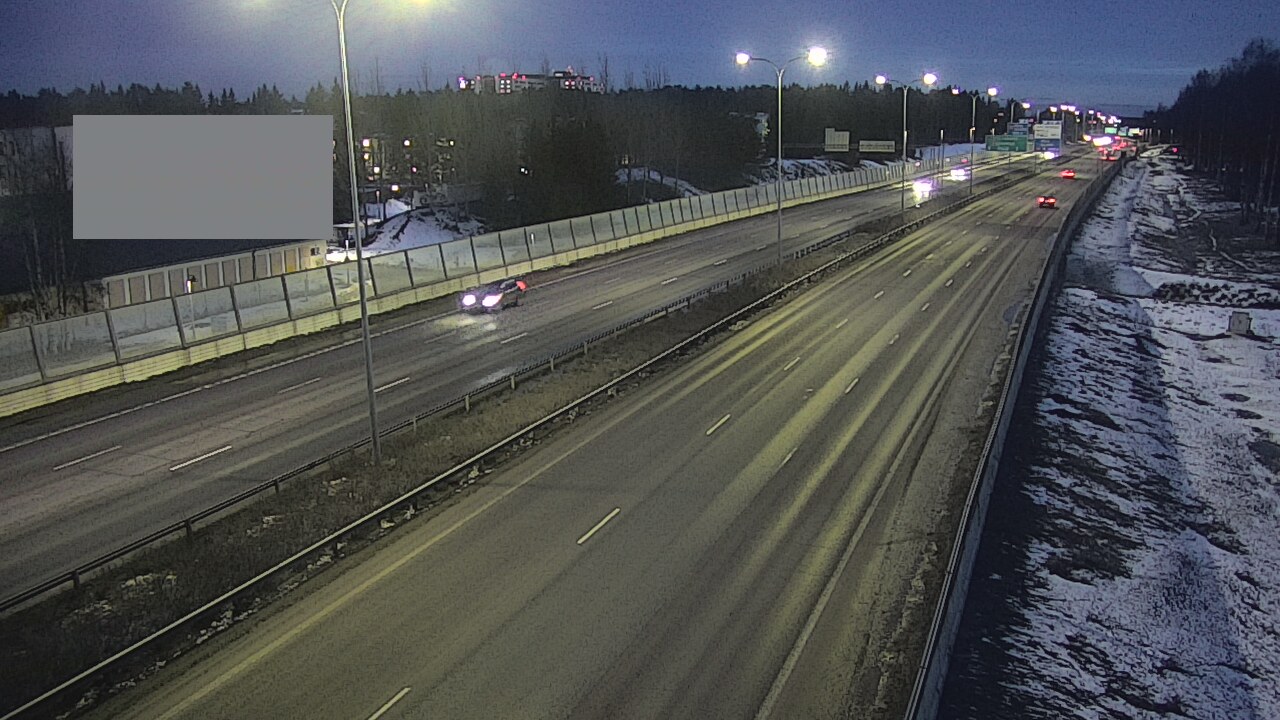 Kelikamerat Kuva Tie 4 Oulu Intiö, Oulu, Pohjois-Pohjanmaa