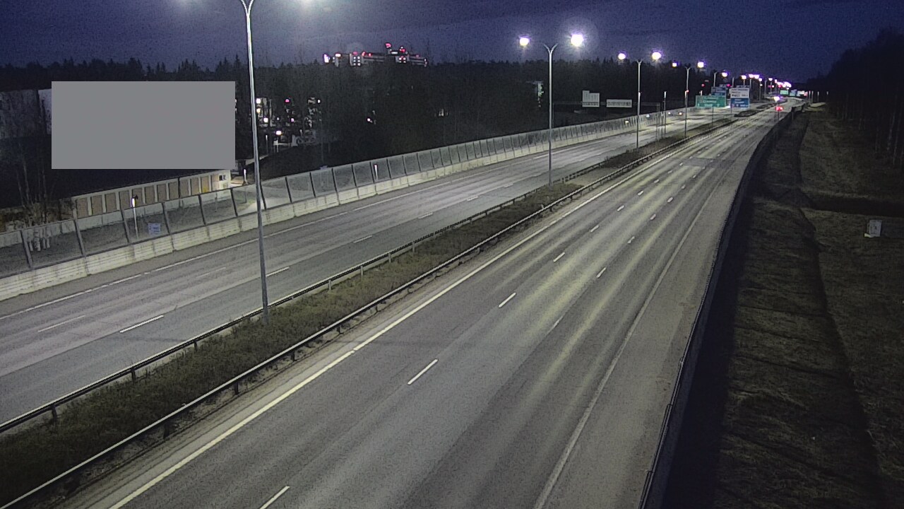 Weather Camera Image Väg 4 Uleåborg, Intiö, Oulu, Pohjois-Pohjanmaa