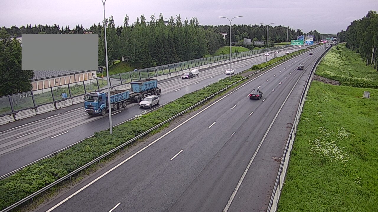 Weather Camera Image Road 4 Oulu, Intiö, Oulu, Pohjois-Pohjanmaa