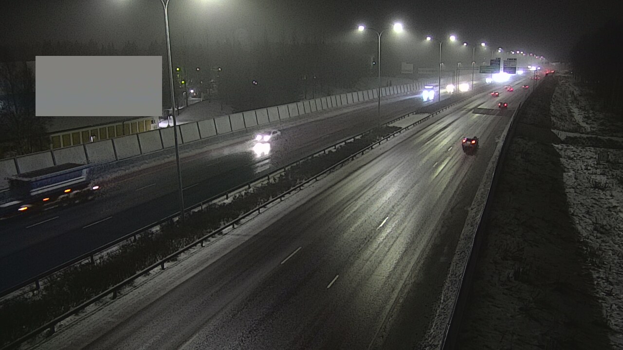 Weather Camera Image Väg 4 Uleåborg, Intiö, Oulu, Pohjois-Pohjanmaa