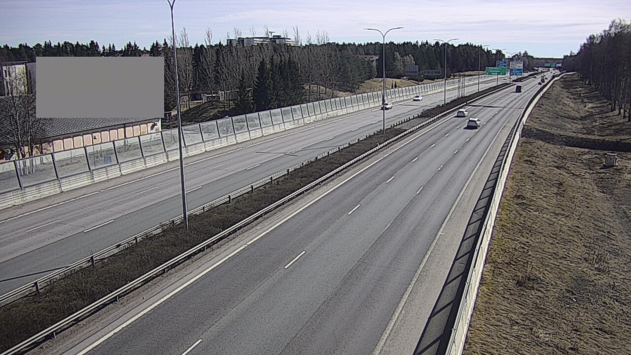 Weather Camera Image Väg 4 Uleåborg, Intiö, Oulu, Pohjois-Pohjanmaa