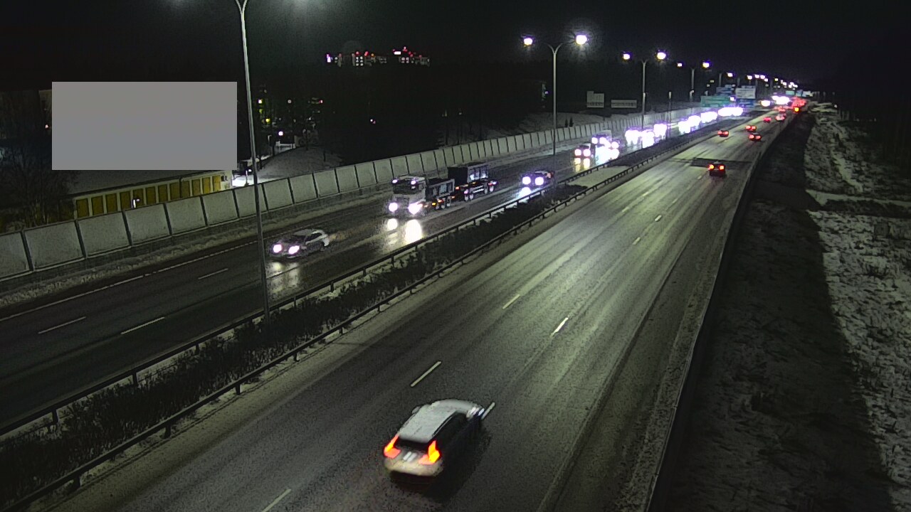 Weather Camera Image Väg 4 Uleåborg, Intiö, Oulu, Pohjois-Pohjanmaa