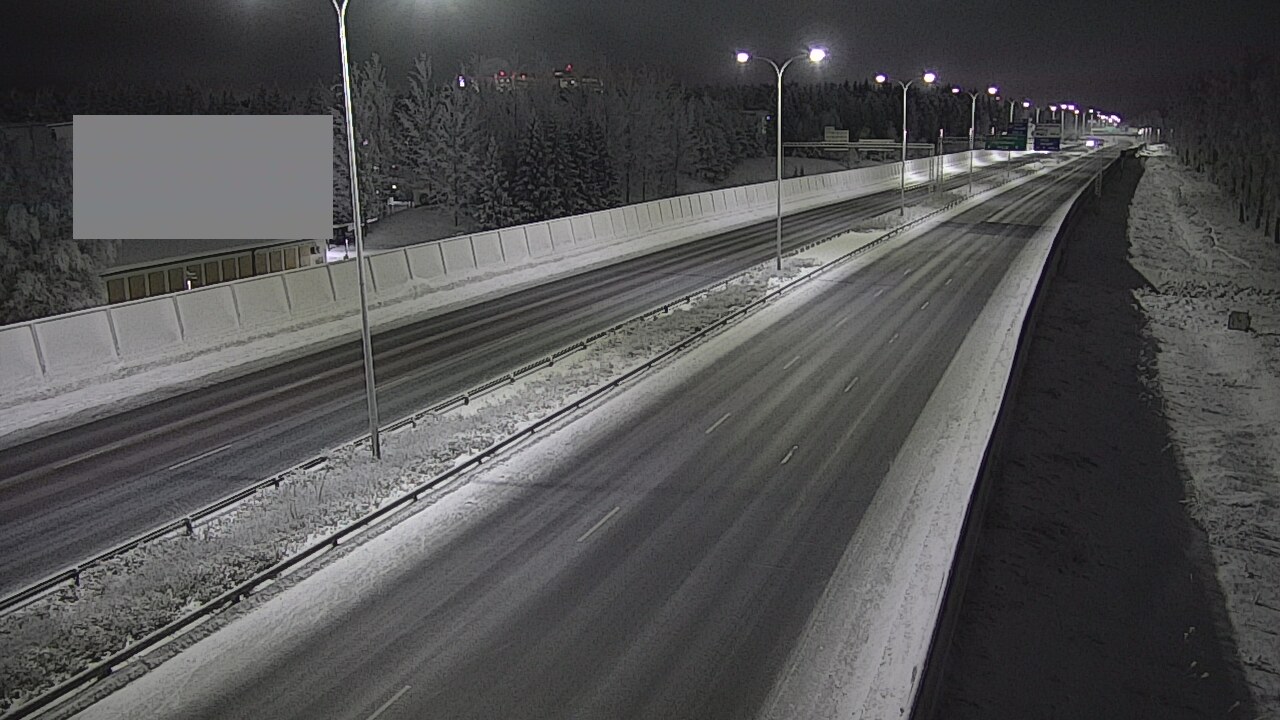 Weather Camera Image Road 4 Oulu, Intiö, Oulu, Pohjois-Pohjanmaa