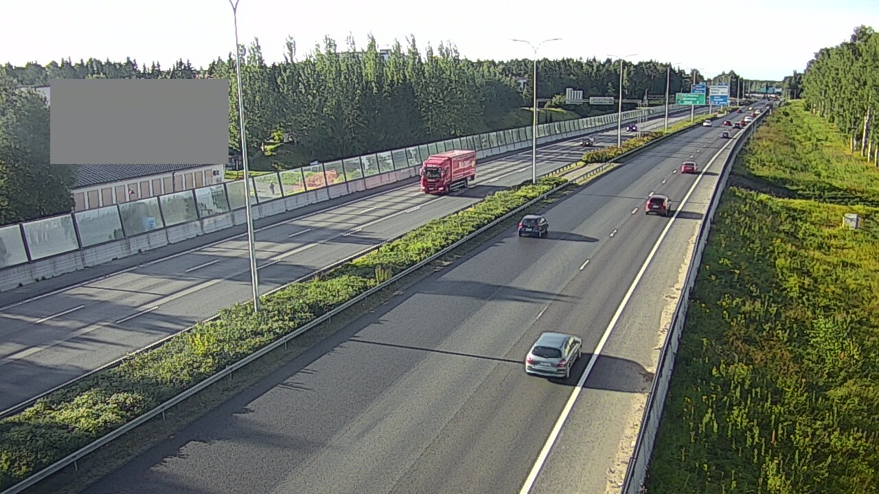Weather Camera Image Road 4 Oulu, Intiö, Oulu, Pohjois-Pohjanmaa