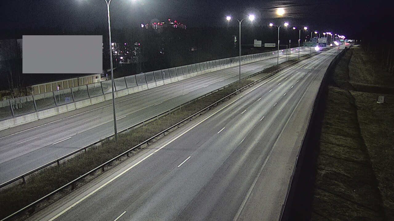 Weather Camera Image Väg 4 Uleåborg, Intiö, Oulu, Pohjois-Pohjanmaa