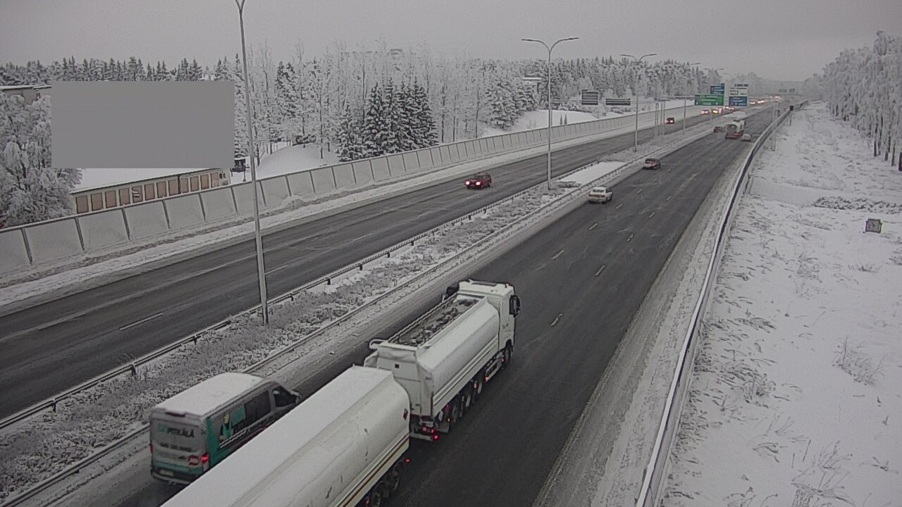 Weather Camera Image Väg 4 Uleåborg, Intiö, Oulu, Pohjois-Pohjanmaa