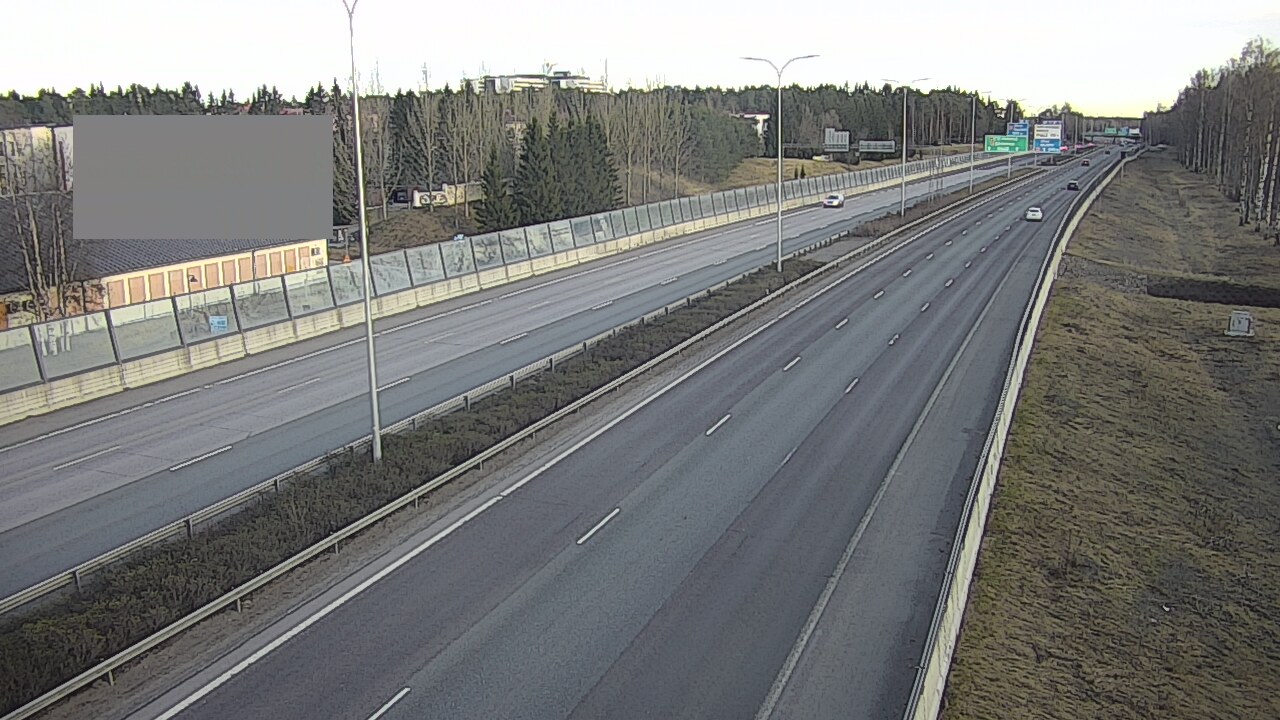 Weather Camera Image Väg 4 Uleåborg, Intiö, Oulu, Pohjois-Pohjanmaa