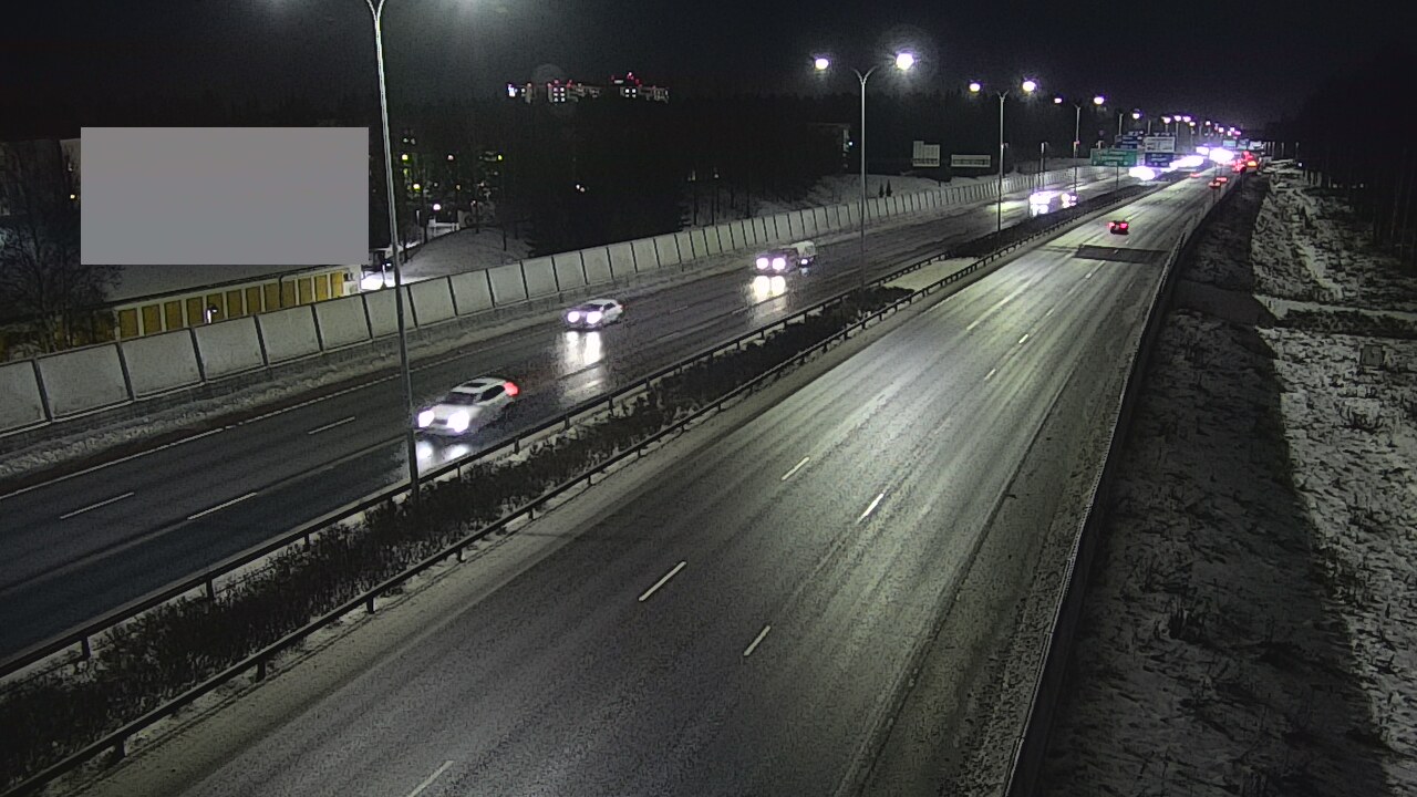 Weather Camera Image Väg 4 Uleåborg, Intiö, Oulu, Pohjois-Pohjanmaa