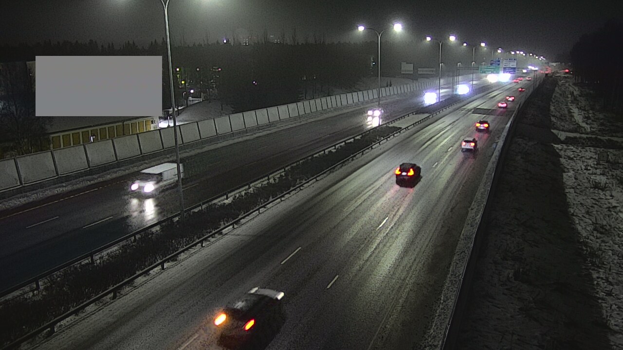 Weather Camera Image Väg 4 Uleåborg, Intiö, Oulu, Pohjois-Pohjanmaa