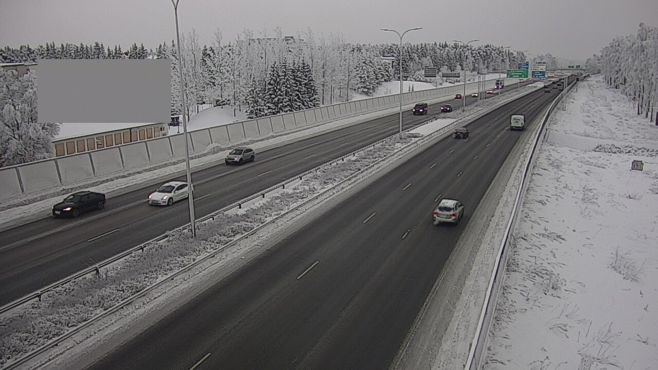 Weather Camera Image Väg 4 Uleåborg, Intiö, Oulu, Pohjois-Pohjanmaa