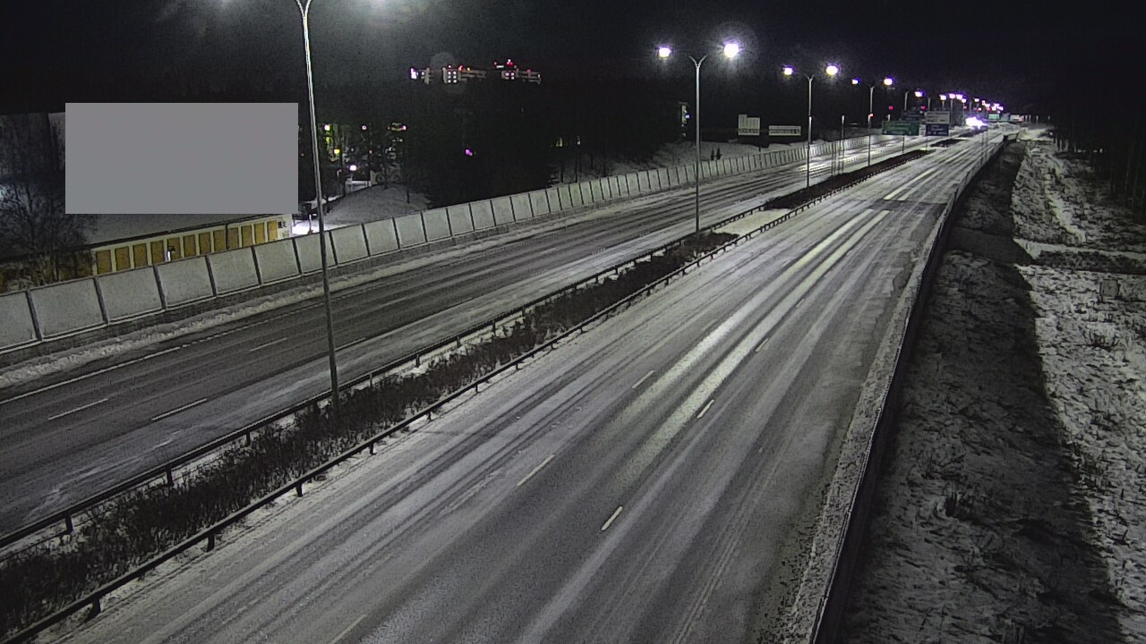 Weather Camera Image Väg 4 Uleåborg, Intiö, Oulu, Pohjois-Pohjanmaa