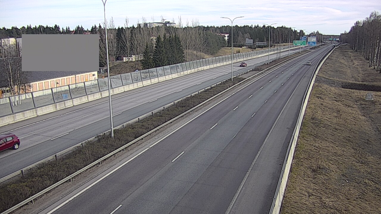 Weather Camera Image Väg 4 Uleåborg, Intiö, Oulu, Pohjois-Pohjanmaa