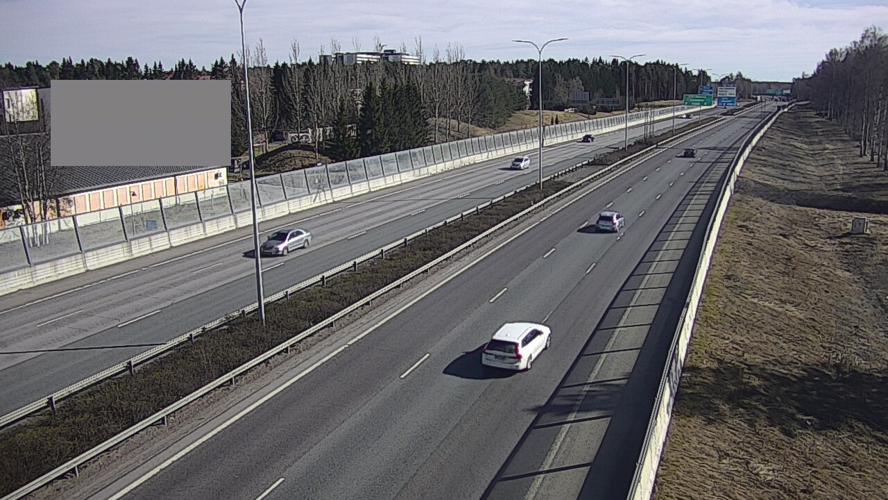 Weather Camera Image Väg 4 Uleåborg, Intiö, Oulu, Pohjois-Pohjanmaa