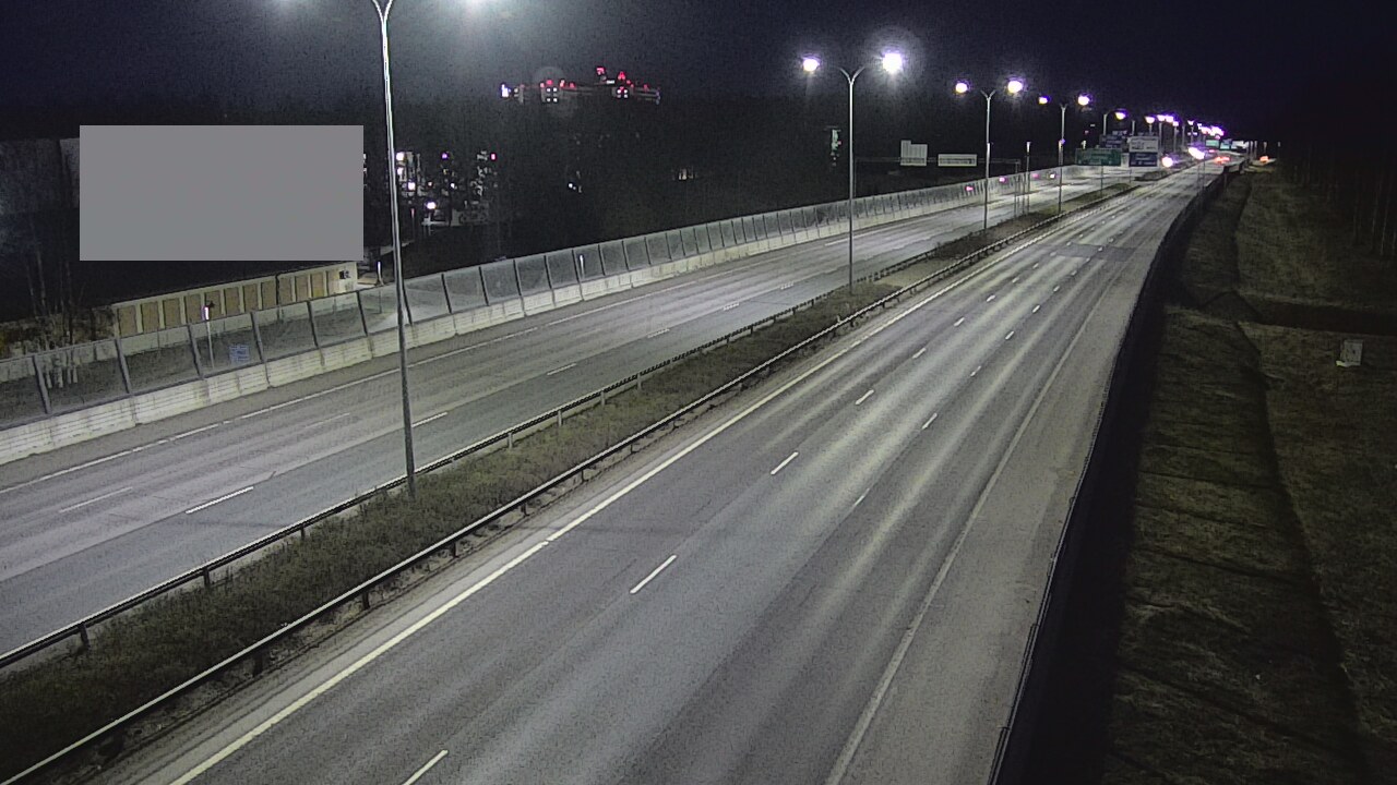 Weather Camera Image Väg 4 Uleåborg, Intiö, Oulu, Pohjois-Pohjanmaa