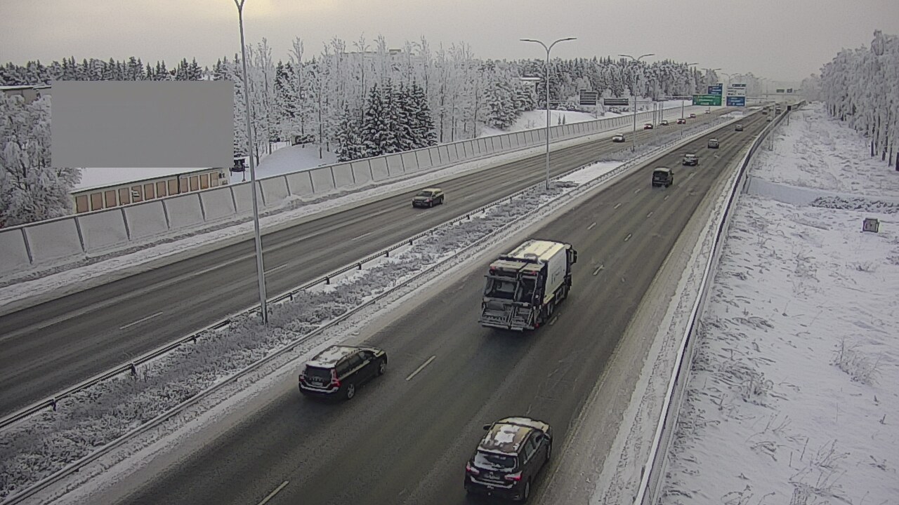 Weather Camera Image Väg 4 Uleåborg, Intiö, Oulu, Pohjois-Pohjanmaa